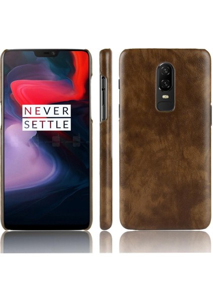 Oneplus 6 Için Retro Kılıf Retro Uyumluluk Koruyucu Kapak Lychee Anti (Yurt Dışından)