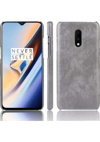 Oneplus 7 Lychee Desen Uyumluluk Için Retro Kılıf Koruyucu Kapak (Yurt Dışından)