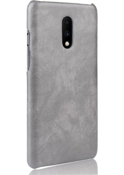Oneplus 7 Lychee Desen Uyumluluk Için Retro Kılıf Koruyucu Kapak (Yurt Dışından)