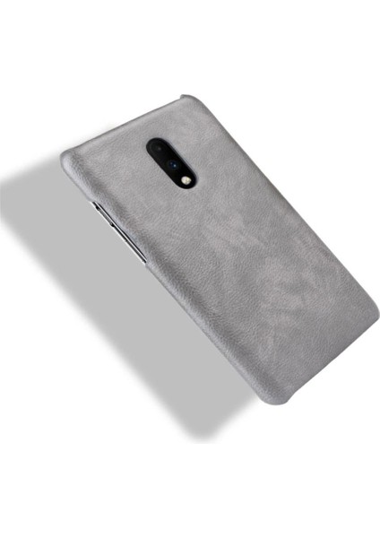 Oneplus 7 Lychee Desen Uyumluluk Için Retro Kılıf Koruyucu Kapak (Yurt Dışından)