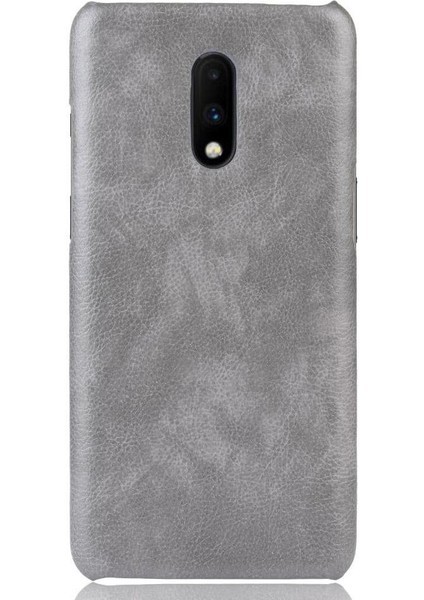 Oneplus 7 Lychee Desen Uyumluluk Için Retro Kılıf Koruyucu Kapak (Yurt Dışından)