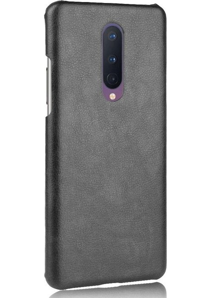 Oneplus 8 Için Retro Durumda Lychee Desen Retro Koruyucu Kapak Anti (Yurt Dışından)