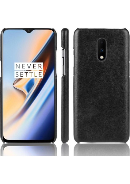 Oneplus 7 Lychee Desen Uyumluluk Için Retro Kılıf Koruyucu Kapak (Yurt Dışından)