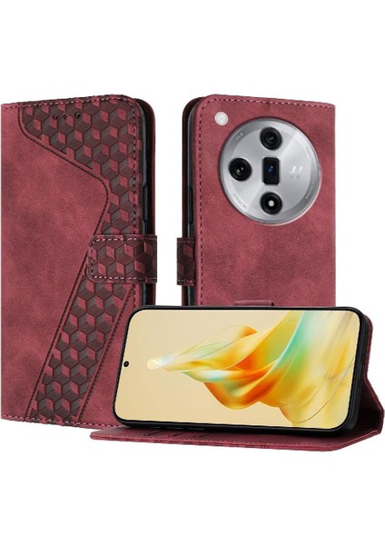 Oppo Bulmak Için Telefon Kılıfı X7 Kart Yuvaları Kapak Manyetik Kickstand Flip Folio (Yurt Dışından)