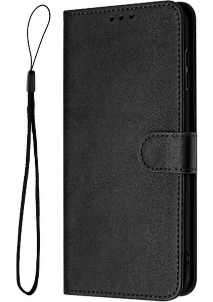 Toka ile Kart Yuvası Pu Deri ile Samsung Galaxy A12 Için Flip Case (Yurt Dışından)