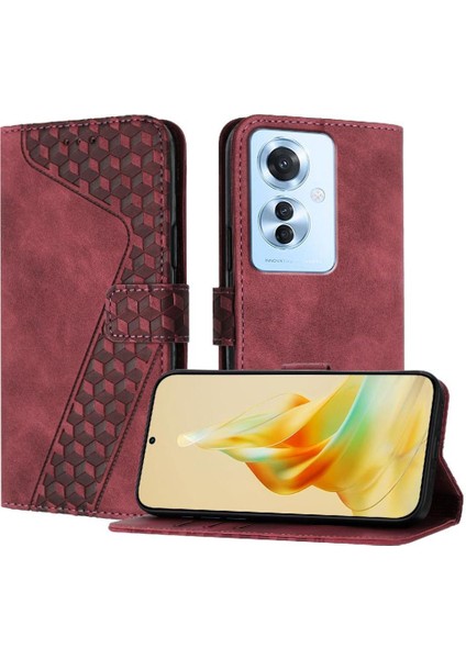 Oppo Phone 11F Kart Yuvaları Için Telefon Kılıfı Kapak Cüzdan Kickstand Manyetik (Yurt Dışından)