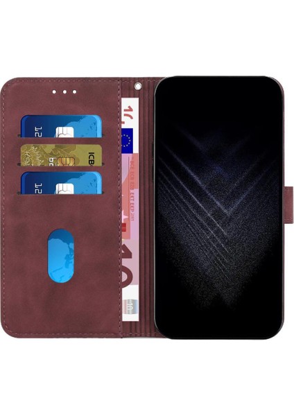 Oppo Phone 10 Pro 5g Için Telefon Kılıfı Cüzdan Kickstand Kart Yuvaları Kapak Çevirin (Yurt Dışından)