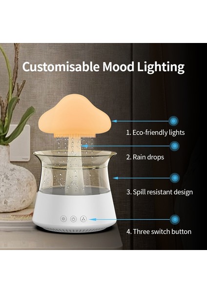 YUEKEDA-CH06 300ML Uzaktan Kumandasız Yağmur Nemlendirici (Yurt Dışından) fırsatları