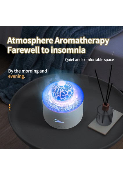 YUEKEDA-HX-130 Renkli Light Planet Alev Nemlendirici Uk Plug (Yurt Dışından) fırsatları