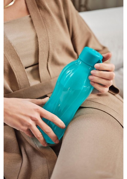 Eco+ Şişe Suluk 1 L Mavi Ergonomik Tasarım BPA İçermez Taşınabilir indirimleri