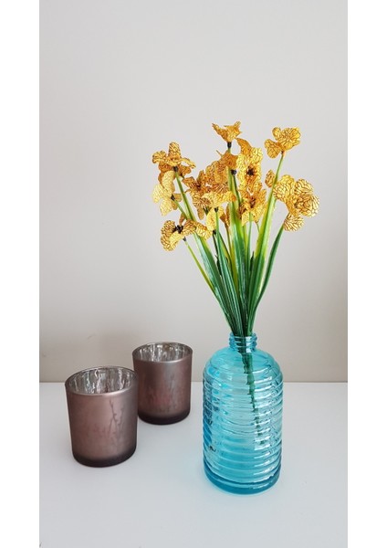 Yapay Menekşe Çiçeği 5 Dallı 30 cm