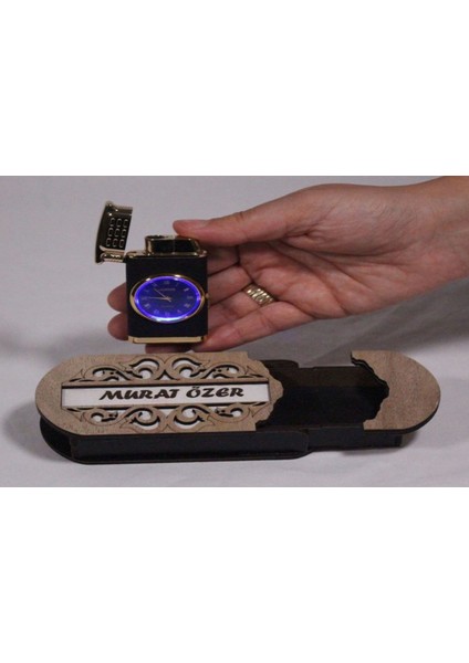 Çakmak Kişiye Özel Isim Yazılı ve Mdf Tasarım Kutulu NO:165 fiyatları