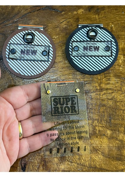 3 Adet Arma Seti Dikiş Giyim Çanta Aksesuarı 6x6 cm