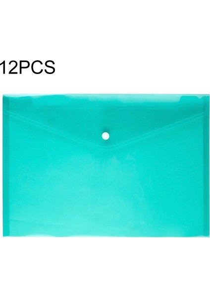 12 Parça A4 Şeffaf Belge Çantası - Yeşil (Yurt Dışından) fırsatları