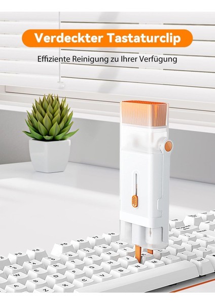 Çok Fonksiyonlu Telefon Standı Telefon/airpod/kulaklık/pc/klavye/watch Temizleme Aracı Temizlik Kiti