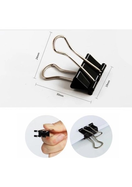 100 Parça 19MM Metal Mektup Bağlayıcı - Çok Renkli (Yurt Dışından) fırsatları