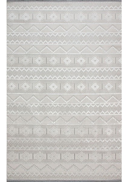 Cozy Iskandinav Halı 03053G - Gri Krem