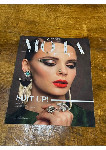 Boncuk Işleme Kız Arma Dikiş Aplike 23X19 cm