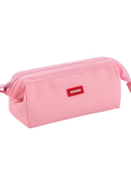 Büyük Kapasiteli Kırtasiye Çantası - Pembe (Yurt Dışından)