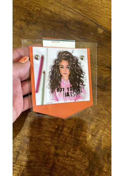 12X11 cm Zincirli Çift Katlı Kız Arma Dikiş Giyim Çanta Aksesuarı