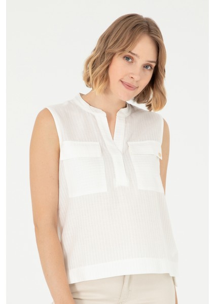 Kadın Ekru Tişört 50283361-VR019