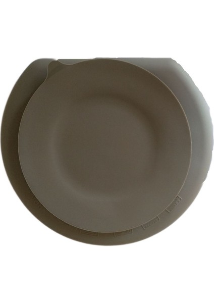 Silikon Beslenme Seti / Vakumlu, Kapaklı Silikon Mama Tabağı ve Kase, Önlük, Bardak, Pipet, Çatal, Kaşık, Paslanmaz Çelik Çatal-Kaşık ve Saklama Kutusu / Gri Renk modelleri