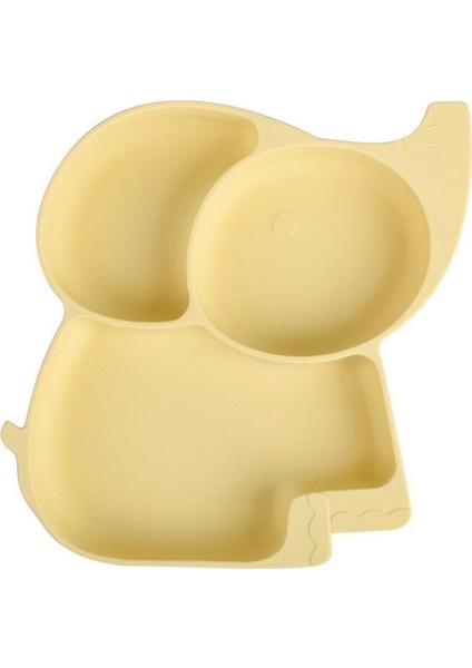 Fil Figürlü Vakumlu Silikon Beslenme Seti / Sarı fiyatları