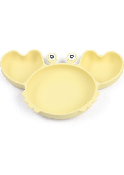 Yengeç Figürlü Vakumlu Silikon Beslenme Seti / Sarı fiyatları