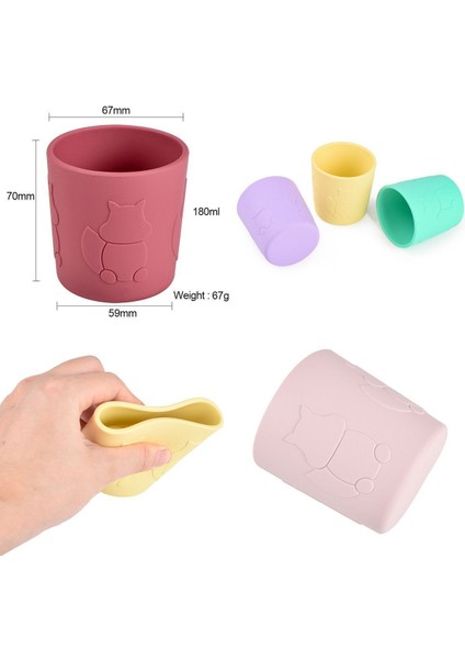 Silikon Beslenme Seti / Sarı