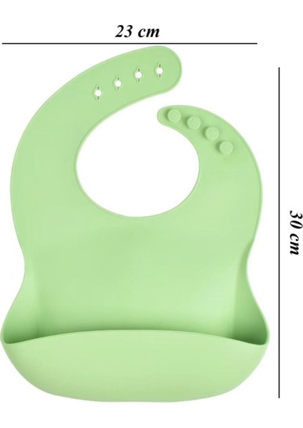 Dinazor Vakumlu Silikon Beslenme Seti / Yeşil