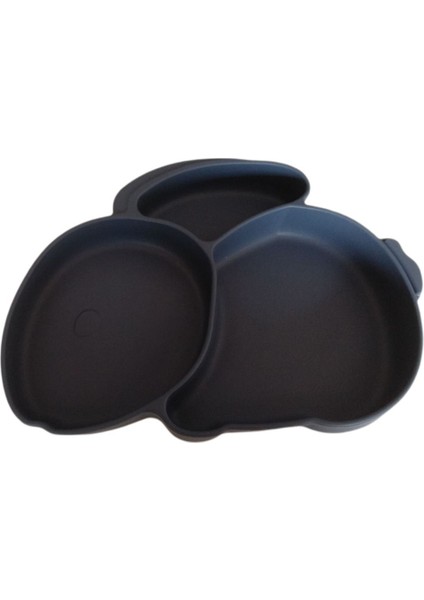 Tavşan Figürlü Vakumlu Silikon Beslenme Seti / Lacivert fiyatları