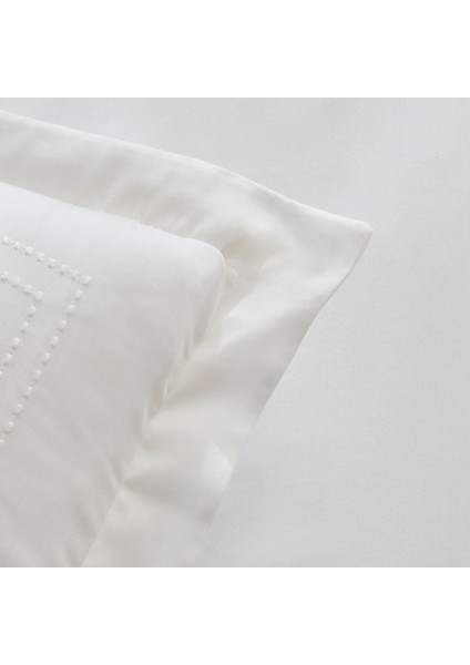 White Collection Felves Pamuk King Size Nevresim Takımı Beyaz indirimleri