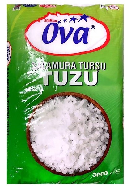 Tuz Iri Salamura 3000 gr x 5 Adet