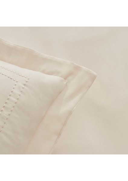 White Collection Felves Pamuk King Size Nevresim Takımı Bej indirimleri