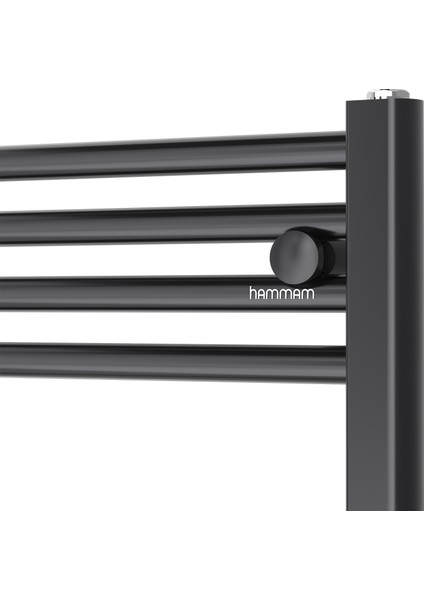 688X600MM Karbon Çelik Havlupan Siyah