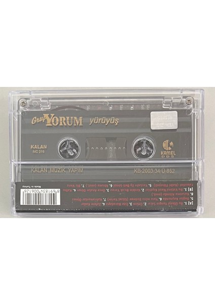 Grup Yorum Yürüyüş Kaset (Orjnal Dönem Baskı Kaset)