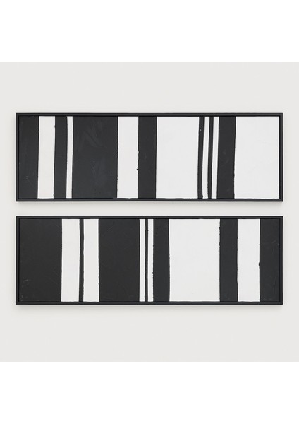 Pattern 2 Parça Çerçeveli El Yapımı Tablo 80 x 120 cm