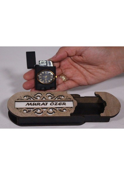 Çakmak Kişiye Özel Isim Yazılı ve Mdf Tasarım Kutulu NO:167 fiyatları