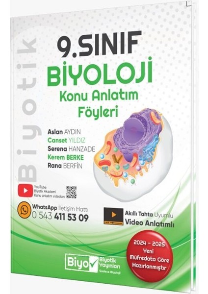 Biyotik Yayınları 9. Sınıf Biyoloji Konu Anlatım Föyleri