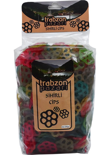 Trabzon Pazarı Yerli Çiçek Desenli Sihirli Cips 250 gr