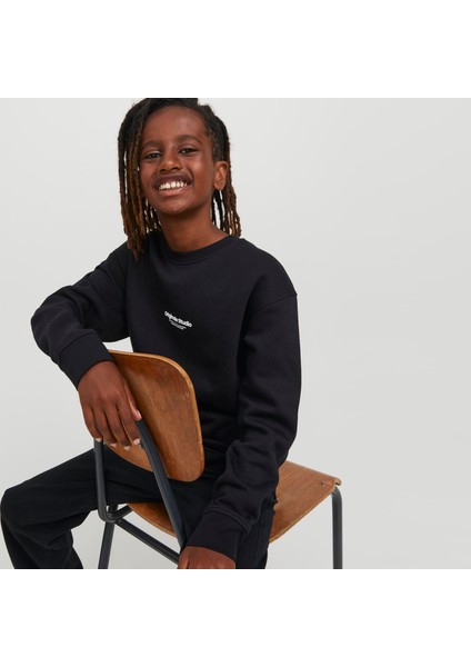 Jack & Jones Çocuk Logo Baskili Bisiklet Yaka Sweatshirt - Vesterbro