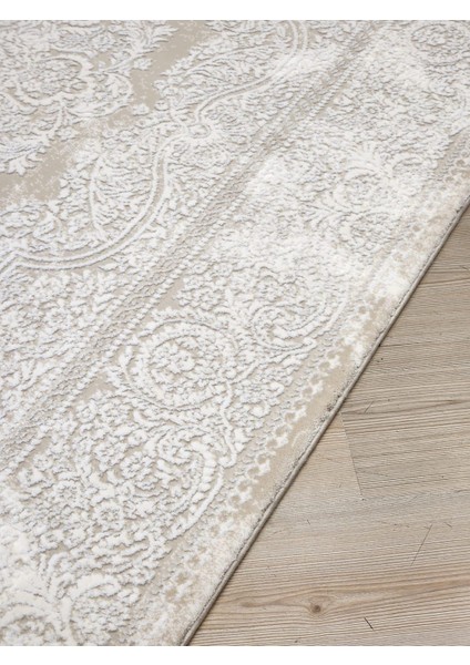 Vanessa 06150d Krem Bej Klasik Göbekli Yün Halı modelleri