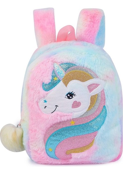 Karikatür Sevimli Peluş Sırt Çantası Kız Sırt Çantası Öğrenci Okul Çantası Çocuk Hediye (Yurt Dışından)