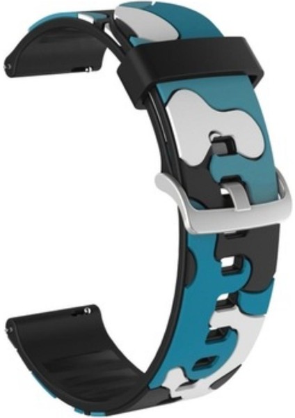 Polar Vantage M İçin Kamuflaj Silikon Saat Kordonu 22MM