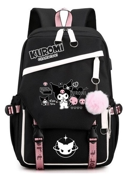 Sanrio Kuromi Sırt Çantası Kadın Okul Çantası (Yurt Dışından)