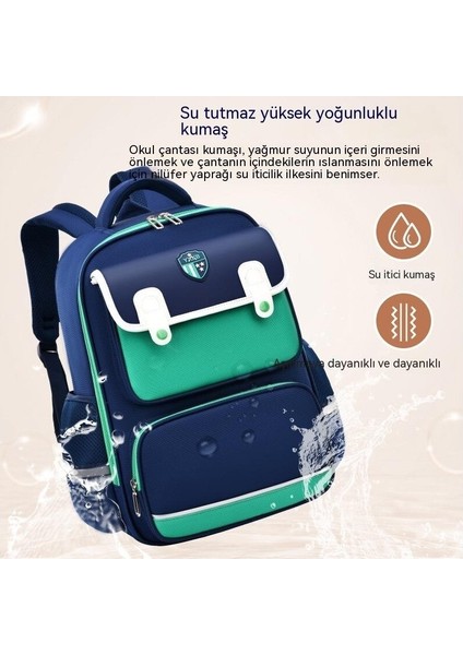 Okul Çantası Çocuk Okul Çantası 2023 Ilkokul Öğrencilerinin Yükünü Azaltmak Için Yeni Sırt Koruması 4-6. Sınıflar Için Okul Çantası Su Geçirmez ve Aşınmaya Dayanıklı Sırt Çantası (Yurt Dışından)