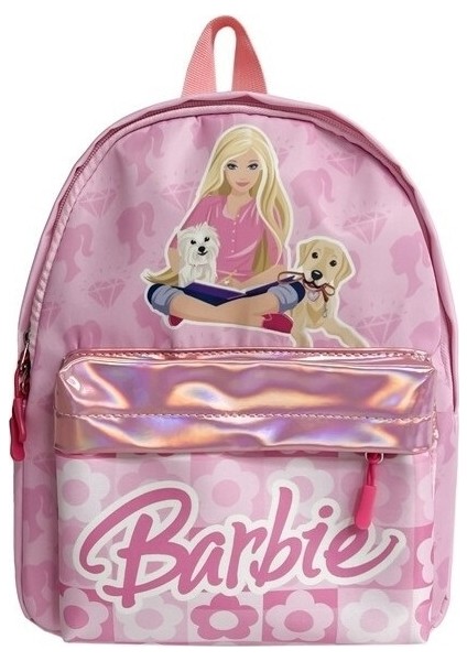 Kızlar Için Sırt Çantası, Ayarlanabilir Omuz Askılı ve Destekli Sırt Çantası, Yükseltilmiş Işlemeli Logolu Pembe 16 Inç Okul Çantası, Çocuklar Için Dayanıklı Okul Çantası (Yurt Dışından)