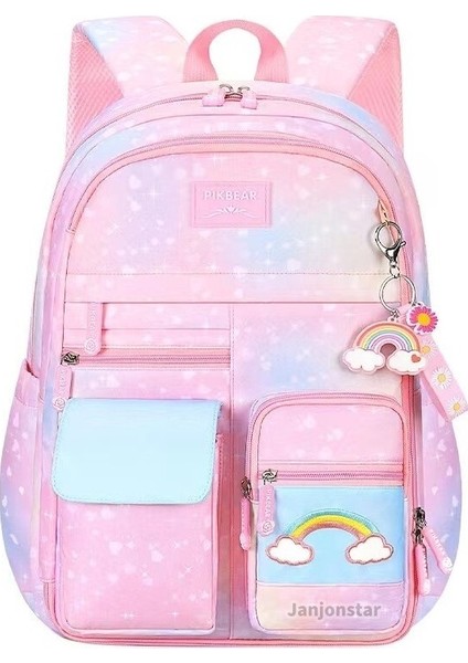 Yeni Ilköğretim Okulu Okul Çantası Hafif Kitap Çantası Büyük Kapasiteli Omuz Çantası 4-6 Sınıf Okul Çantası Büyük Boy (Yurt Dışından)