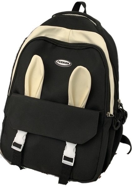 Okul Çantası Tavşan Kulakları Sırt Çantası Tiki Tarzı Sırt Çantası (Yurt Dışından)