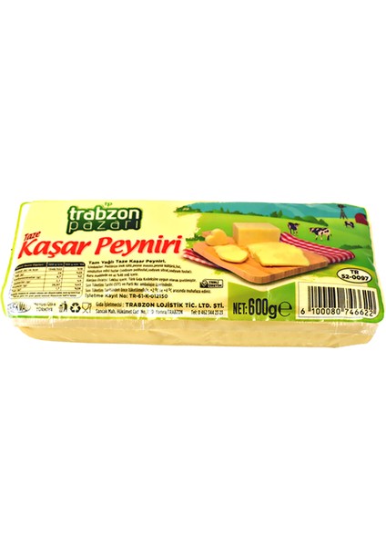Trabzon Pazarı Taze Kaşar 600 gr